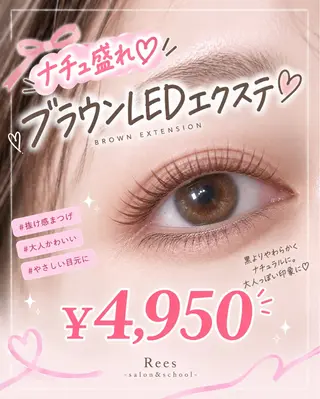マツエク・マツパ Rees 姫路野里店のマツエク・マツパデザイン