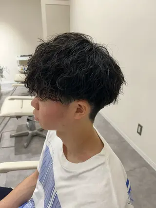 パーマ メンズ なかじま しほののヘアスタイル