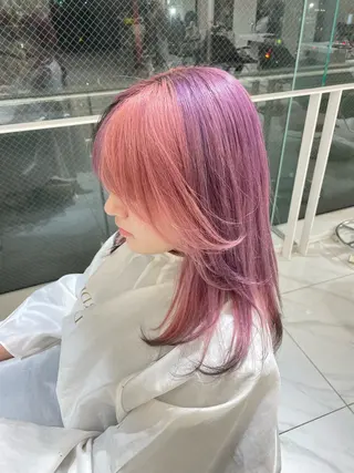 ミディアム カラー 🎀カット美容師🎀 yuiのヘアスタイル