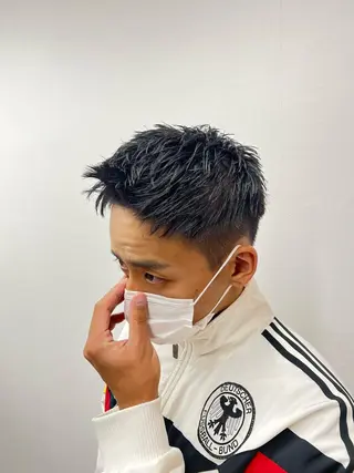 ショート メンズ 木下 紗綾のヘアスタイル