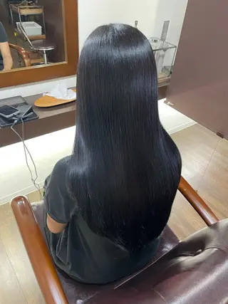 ロング 結衣 髪質改善モデル募集中のヘアスタイル