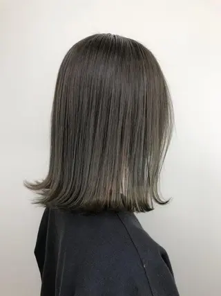 ミディアム カラー 【透明感、艶髪】西村 有司のヘアスタイル