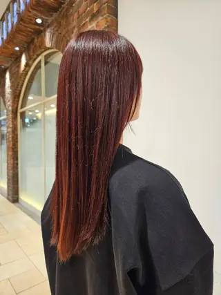 ロング カラー 成沢 モニカのヘアスタイル