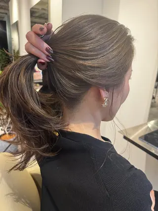 ロング 夜23時まで予約🉑 reverieあきらのヘアスタイル