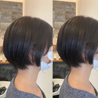 ショート 前田 加奈子のヘアスタイル