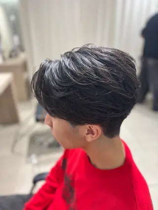 ショート パーマ メンズ 💠メンズ縮毛矯正 /パーマ💠林慶太のヘアスタイル