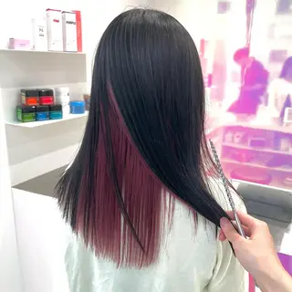 ミディアム カラー パーマ ヘアアレンジ メンズ キッズ ネイル マツエク・マツパ アイブロウ KANAMI 🌏のヘアスタイル