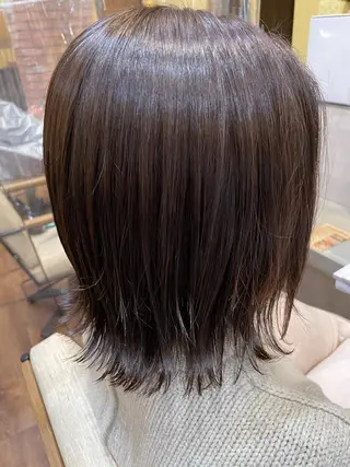 ミディアム spinhair fluffyのヘアスタイル