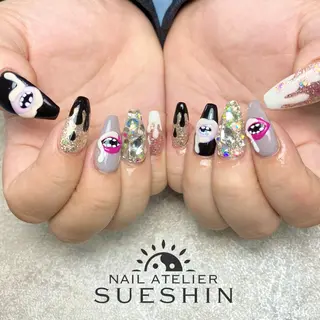 ロング S ueshinのネイルデザイン