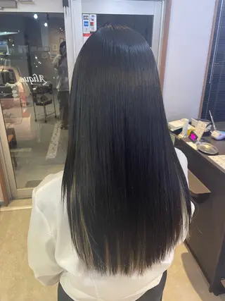 ロング パーマ 山本 貴弘のヘアスタイル