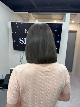 ショート カラー ブリーチ/エクステ モデル募集中🖤のヘアスタイル