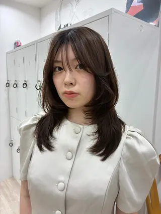 セミロング nao 𝜗𝜚のヘアスタイル