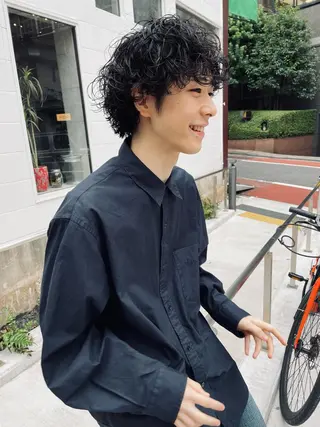 メンズ おしゃれパーマ メンズ特化/みーまんのヘアスタイル