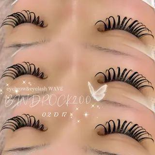 マツエク・マツパ brow&lash WAVEのマツエク・マツパデザイン