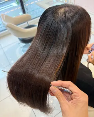 セミロング 高橋 佑のヘアスタイル
