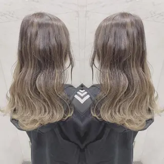 ロング カラー 重政 和樹のヘアスタイル
