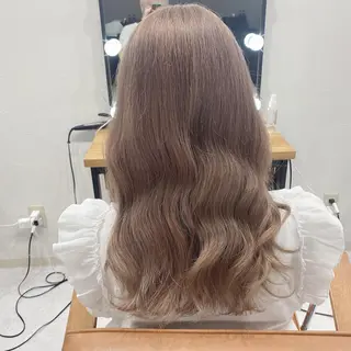 セミロング カラー ハイトーン特化💍 NØRN💍韓国のヘアスタイル