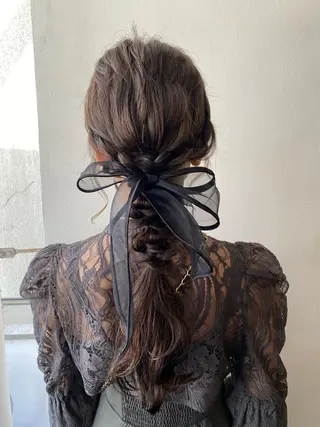 ロング ヘアアレンジ フレンチボブパーマ Yuukiのヘアスタイル