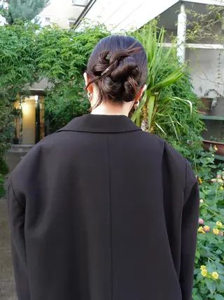 ロング カラー ヘアアレンジ mina 🌷のヘアスタイル