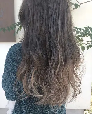 ロング カラー KAYO カラー得意です^^のヘアスタイル