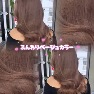 ロング カラー 透明感カラー/韓国 🩶ゆきのヘアスタイル