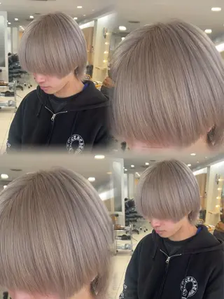 カラー メンズ 🫧透明感カラー/ 黒木彩未🫧のヘアスタイル