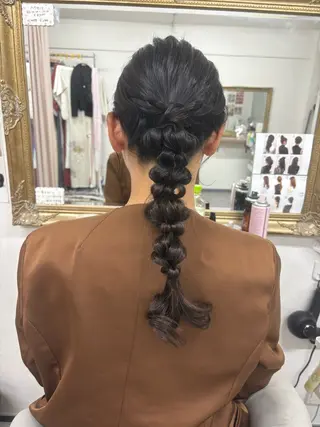 ヘアアレンジ ヘアサロン ミカヅキのヘアスタイル