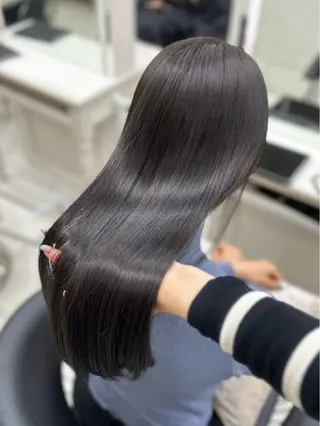 ロング パーマ 艶髪／ブリーチ🌟 銀座/HARUKAのヘアスタイル