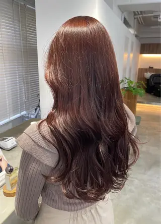 ロング カラー 陶山 直樹のヘアスタイル