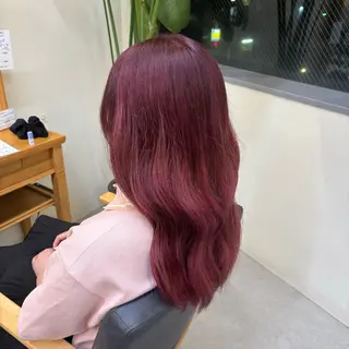セミロング カラー 🫧🐰東 苺花🍓【西明石】のヘアスタイル