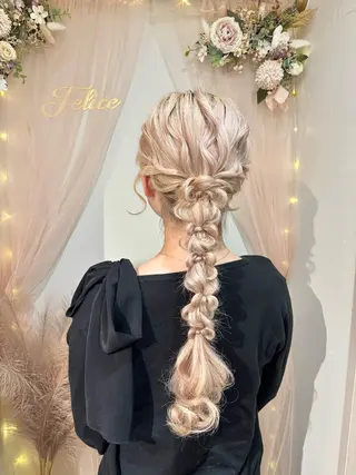 ヘアアレンジ 🌺ヘアメイク SYOKA🌺のヘアスタイル