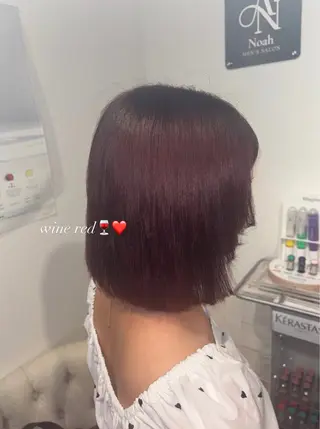 ショート カラー 暖色カラー/ボブ /cocoro💜のヘアスタイル