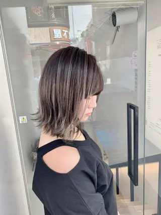 ショート カラー パーマ ヘアアレンジ メンズ まつげと眉 Meliaのマツエク・マツパデザイン