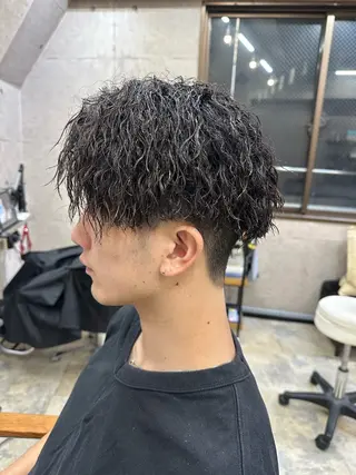 パーマ メンズ 💎メンズパーマ特化 メンズのプロ🥇のヘアスタイル