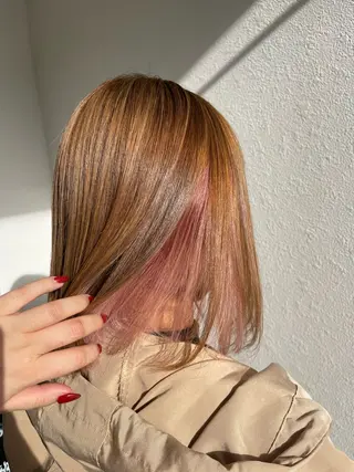 ミディアム 小川  愛のヘアスタイル