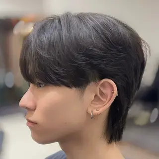 メンズ ✨ブリーチなし✨ 🫧透明感カラー🫧のヘアスタイル