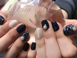 ネイル モチの良さ◉ フィルインネイル♡のネイルデザイン