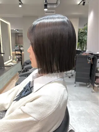 ショート オリーブベージュ/ボ ブレイヤーたまき🧡のヘアスタイル
