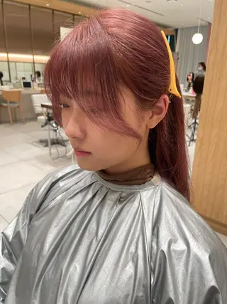 ロング カラー レイヤーカット/透明 感カラー🐬永井瑠栞のヘアスタイル
