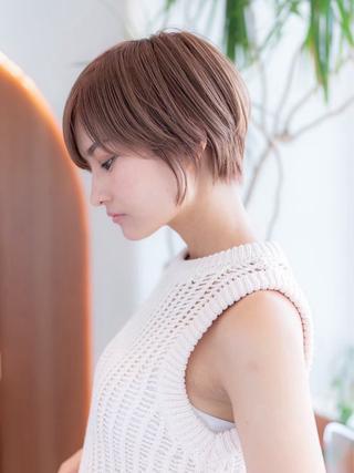 ショート カラー 渋谷ボブ特化 /田中航平のヘアスタイル