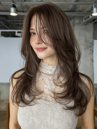 ロング カラー 似合わせ美髪ヘア✨ 天王寺.阿倍野🌈のヘアスタイル