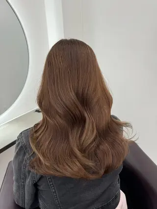 ロング カラー ベージュ透明感カラー 💟AYUMI💟のヘアスタイル