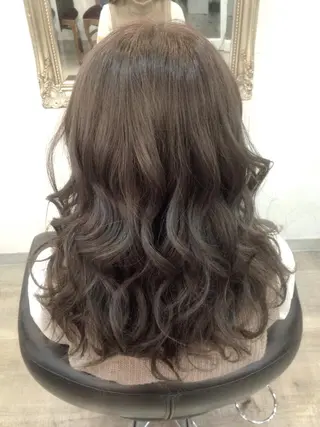 ミディアム セミロング ロング カラー filo   渋谷 Gishiのヘアスタイル