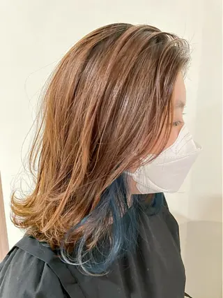 カラー 《インナーカラー》 YAMADAのヘアスタイル
