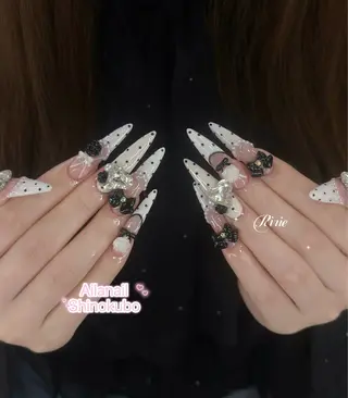 ロング Aila Nail Shinokuboのネイルデザイン