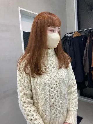 ロング カラー ヘアアレンジ SHACHU ayamiのヘアスタイル
