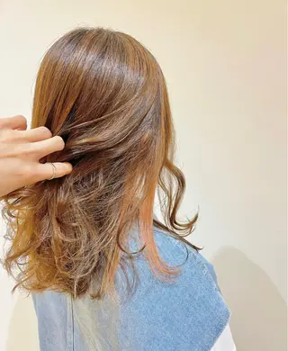 セミロング 🎗副店長/井上 竜 ブリーチ指名No.1のヘアスタイル