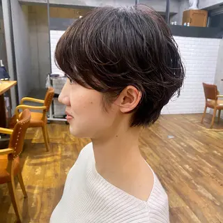 ショート パーマ/ 🌿nanakoのヘアスタイル