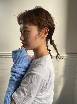 カラー 🫧透明感カラー／ 💙安藤美海💙のヘアスタイル