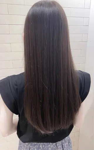 ロング カラー パーマ ヘアアレンジ バレイヤージュ 藤沢 髪質改善 竹内ケンゴのヘアスタイル